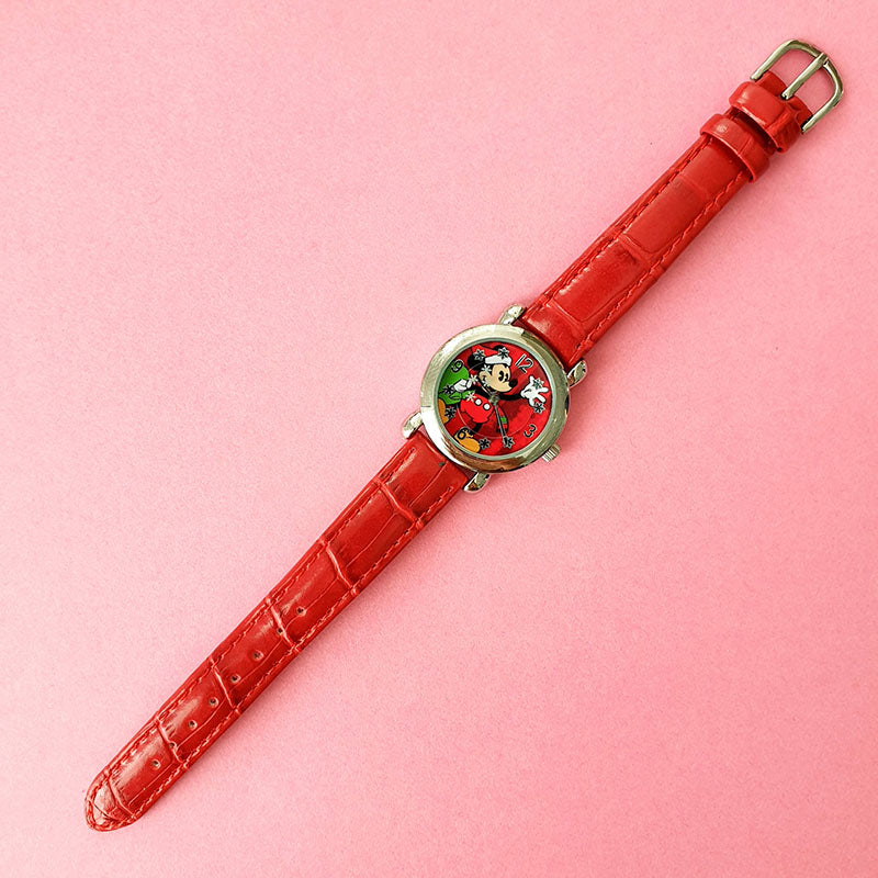 Vintage Silver-tone Mickey Mouse Watch for Women | RARE 90s  display picture 1