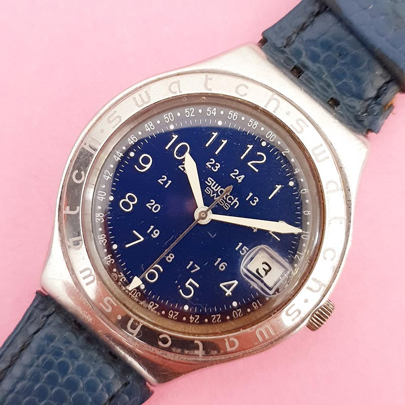 Swatch HAPPY JOE BLUE YGS400 Watch for Her | Vintage Swatch 