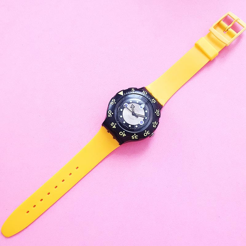 時計 Swatch Scuba 2000 Vintage 2000 Access Swatch Watch Scuba Called Vertical