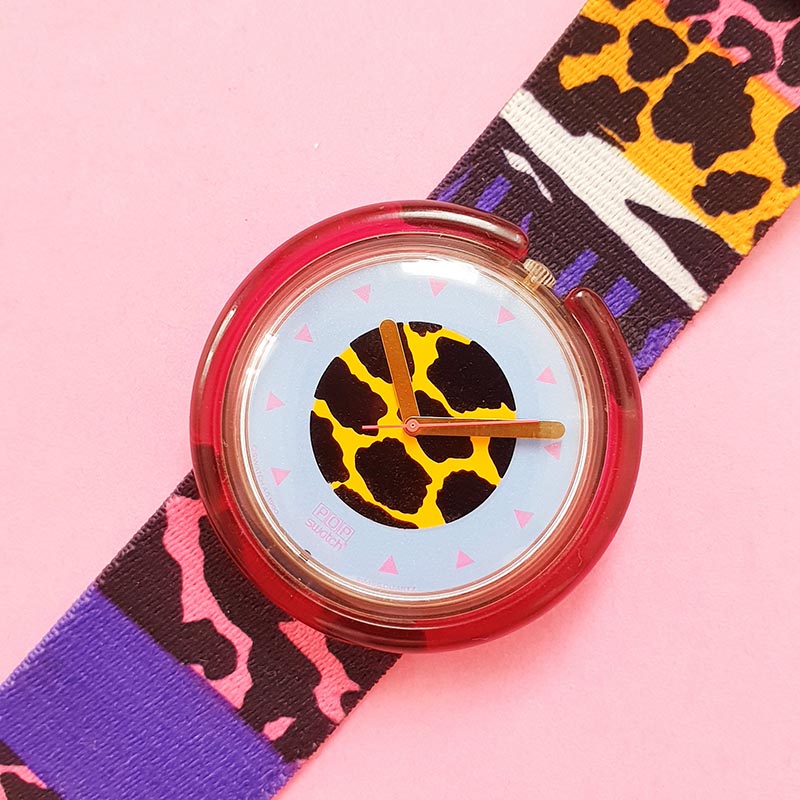 Swatch Pop JUNGLE ROAR PWK135 Women's Watch | 1990s Pop Swatch