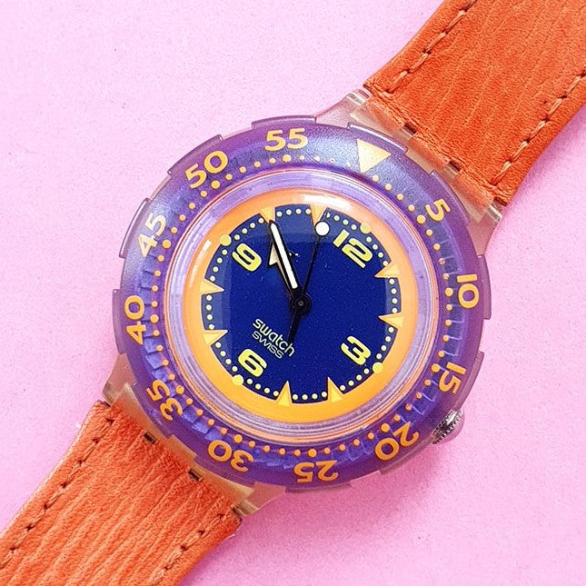 Vintage Swatch Scuba 200 RED ISLAND SDK106 Watch for Women
