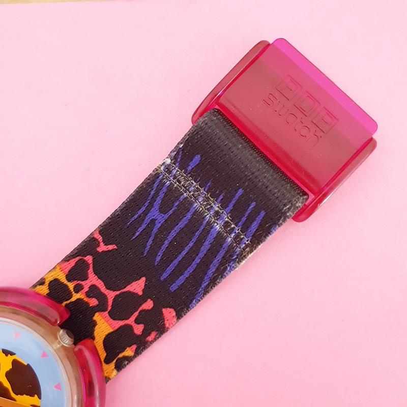 Vintage Pop Swatch JUNGLE ROAR PWK135 Watch for Women | 90s Swatch