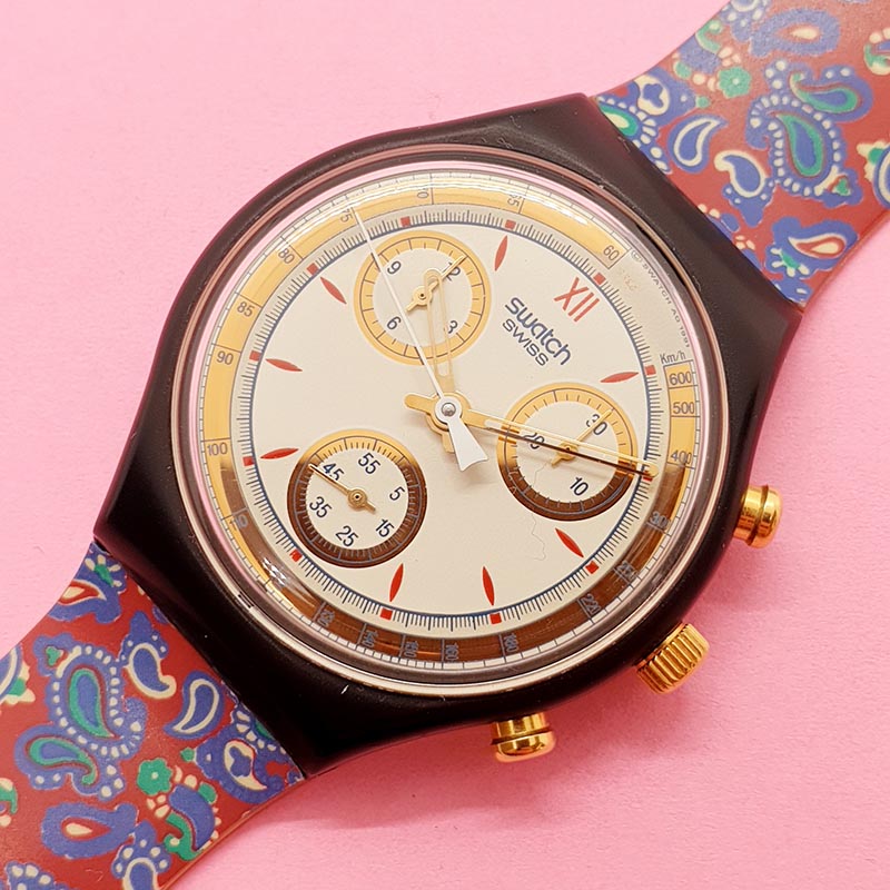 Vintage Swatch AWARD SCB108 Watch for Her | Swatch Chrono  display picture 3