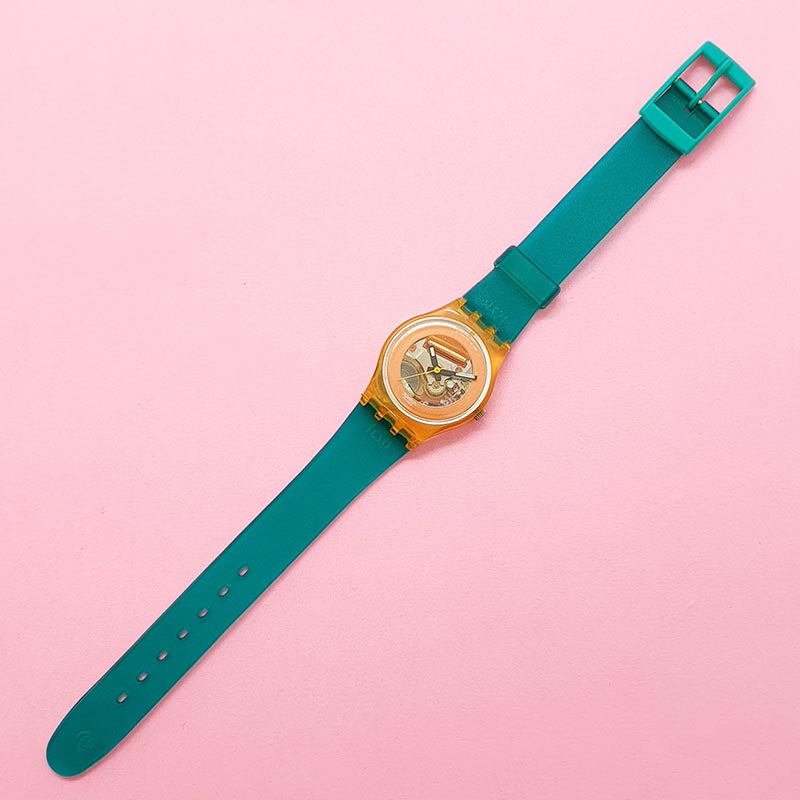 Vintage Swatch DISQUE ROUGE LK114 Watch for Her | Swatch  display picture 1