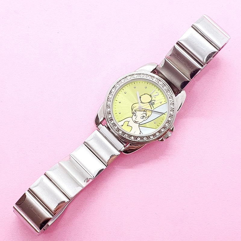 Vintage Disney Tinker Bell Ladies Watch | Green Dial  display picture 1