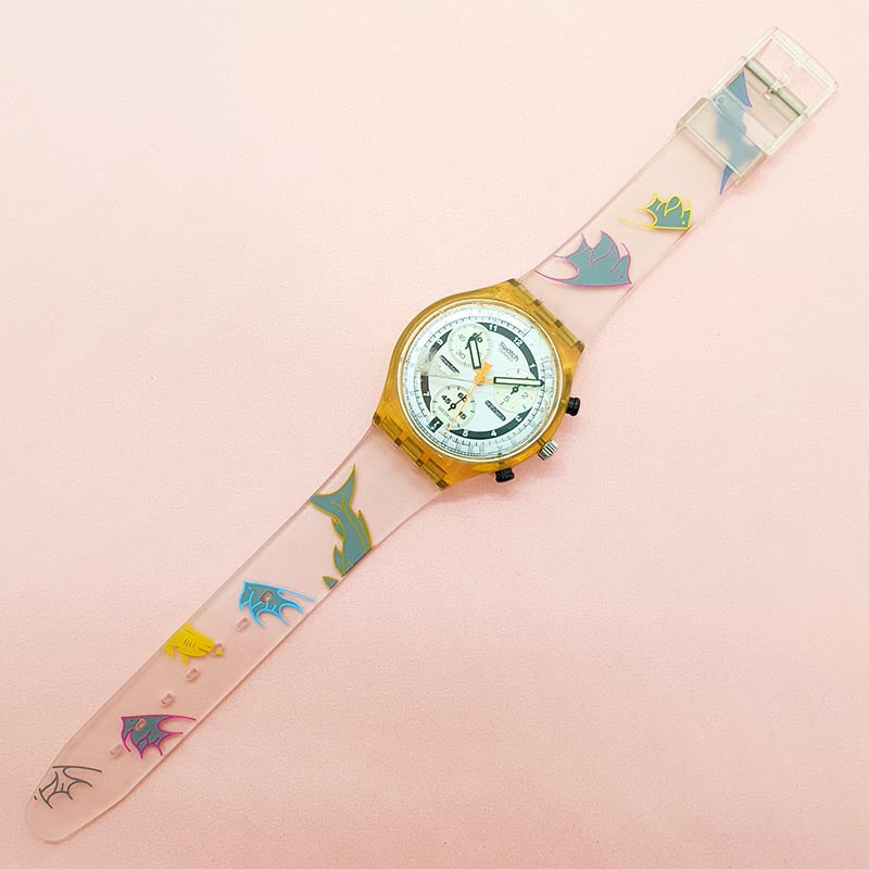 Vintage Swatch GLOWING ICE SCK411 Watch for Her | Swatch 