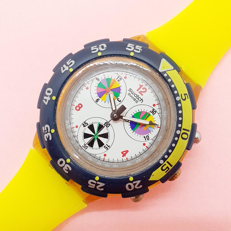 Vintage Swatch BAGNINO SBK102 Watch for Her | Swatch Aquachrono