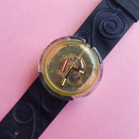 Vintage 1988 Pop Swatch Watch for Women | Jelly Transparent Pop Swatch - Watches for Women Brands