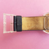 Vintage 1988 Pop Swatch Watch for Women | Jelly Transparent Pop Swatch - Watches for Women Brands