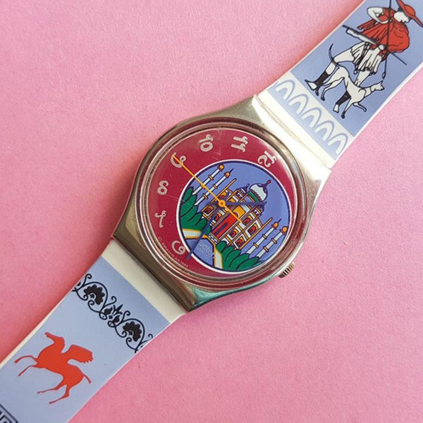 Vintage 1992 DELHI GX125 Swatch Watch | Swiss Quartz Watch - Watches for Women Brands