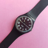 Vintage 1990 NERO GB722 Swatch Watch | Swiss Quartz Watch - Watches for Women Brands