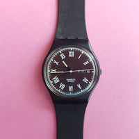 Vintage 1990 NERO GB722 Swatch Watch | Swiss Quartz Watch - Watches for Women Brands