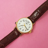 Gold-tone Timex Indiglo Quartz Watch for Women | Vintage Timex Watch - Watches for Women Brands