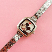 Vintage Silver-tone Mickey Mouse Watch for Women | Disneyland Watch - Watches for Women Brands