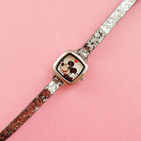 Vintage Silver-tone Mickey Mouse Watch for Women | Disneyland Watch - Watches for Women Brands