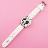 Vintage Silver-tone Mickey Mouse Watch for Women | 90s Ladies Watch - Watches for Women Brands