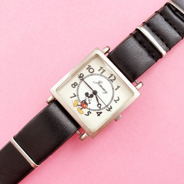 Vintage Silver-tone Mickey Mouse Jimmy Watch for Women | RARE 90s Quartz - Watches for Women Brands