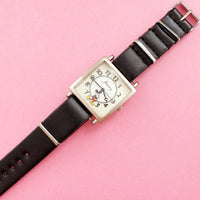 Vintage Silver-tone Mickey Mouse Jimmy Watch for Women | RARE 90s Quartz - Watches for Women Brands
