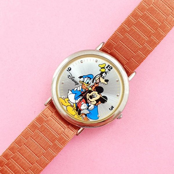 Vintage Silver-tone Mickey Mouse Seiko Women's Watch | RARE 90s Quartz - Watches for Women Brands