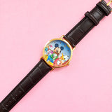Vintage Gold-tone Mickey Mouse and Donald Duck Watch for Women | Disneyland Watch