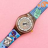 Vintage Swatch MUSIC GOES SLM104 Watch for Women | Musical Swatch Watch - Watches for Women Brands