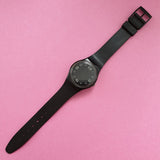 Vintage Swatch AFTER DARK GB144 Watch for Women | All Black Swatch - Watches for Women Brands