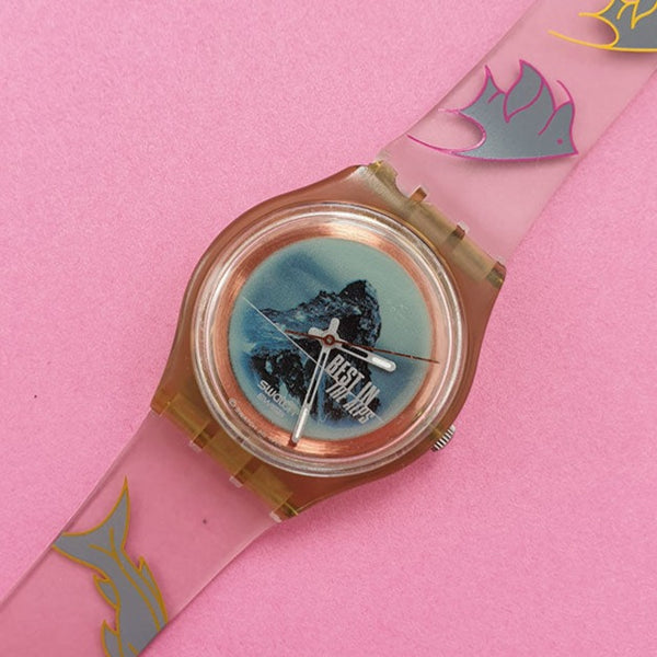 Vintage Swatch HIGHNESS OF ZERMATT SKN103 Watch for Women | 90s Swiss Watch - Watches for Women Brands