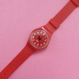 Vintage Swatch CHERRY-BERRY GR154 Watch for Women | Full Red Swatch - Watches for Women Brands