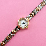 Vintage Two-tone Fossil F2 Watch for Women | Elengant Ladies Watch