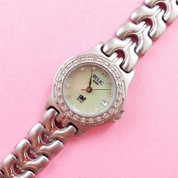 Vintage Silver-tone Relic Watch for Women | Relic Ladies Dress Watch Watches for Women Brands Vintage Silver-tone Relic Watch for Women | Relic Ladies Dress Watch Watches for Women Brands