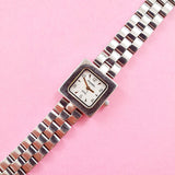 Vintage Silver-tone Fossil Watch for Women | Fossil Quartz Watch - Watches for Women Brands