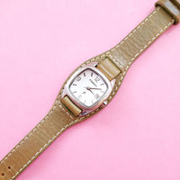 Vintage Silver-tone Fossil Watch for Women | Fossil Office Wear Watch - Watches for Women Brands