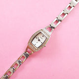 Vintage Silver-tone Fossil Watch for Women | Elegant Fossil Watch - Watches for Women Brands