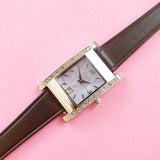 Vintage Silver-tone Fossil Watch for Women | Fossil Branded Watch - Watches for Women Brands