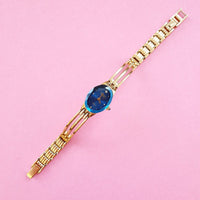 Vintage Gold-tone Armitron Women's Watch | Blue Dial Armitron Dress Watch - Watches for Women Brands