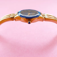 Vintage Gold-tone Armitron Women's Watch | Blue Dial Armitron Dress Watch - Watches for Women Brands