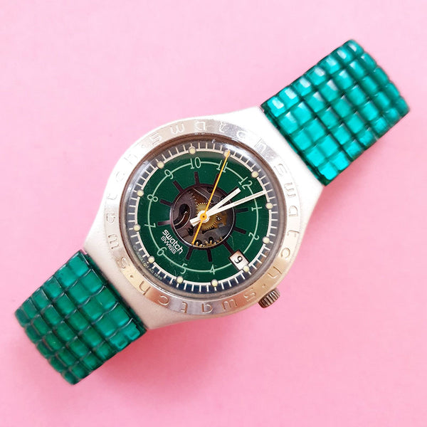 Vintage Swatch Irony IRISH YGS4001 Watch for Women | 90s Green Swatch - Watches for Women Brands