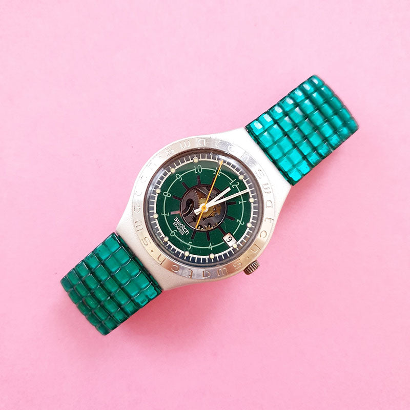 Vintage Swatch Irony IRISH YGS4001 Watch for Women | 90s Green Swatch ...