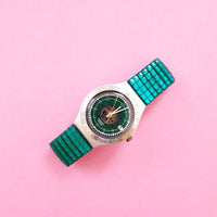 Vintage Swatch Irony IRISH YGS4001 Watch for Women | 90s Green Swatch - Watches for Women Brands