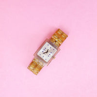Vintage Swatch Rectangular VELVET NIGHTBIRD SUAV100 | 2001 Women's Watch - Watches for Women Brands