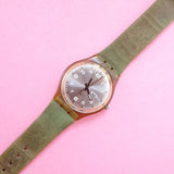 Vintage Swatch PIUME DI GALLINA GG709 for Women | Green Swiss Swatch - Watches for Women Brands