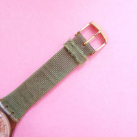 Vintage Swatch PIUME DI GALLINA GG709 for Women | Green Swiss Swatch - Watches for Women Brands