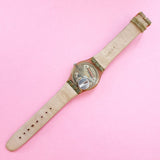 Vintage Swatch PIUME DI GALLINA GG709 for Women | Green Swiss Swatch - Watches for Women Brands