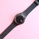 Vintage Swatch WHITE WINDOW GB711 Watch for Her | RARE 80s Date Swatch