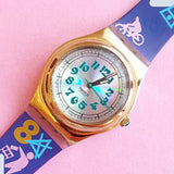 Vintage Swatch Irony YLG100 GREEN GAMMON Watch for Her | Swatch Women's Watch