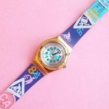 Vintage Swatch Irony YLG100 GREEN GAMMON Watch for Her | Swatch Women's Watch