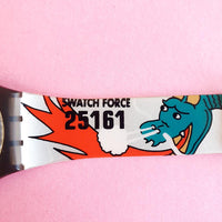 Vintage Swatch SKY HEROES GM704 Watch for Her | Cool 90s Swatch Watch