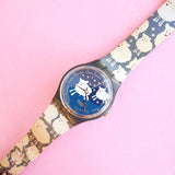 Vintage Swatch BLACK SHEEP GN150 Watch for Her | Fun 90s Wristwatch