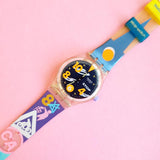 Vintage Swatch MOVIMENTO SSK102 Watch for Her | Cool 90s Swatch Watch