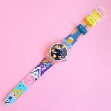 Vintage Swatch MOVIMENTO SSK102 Watch for Her | Cool 90s Swatch Watch